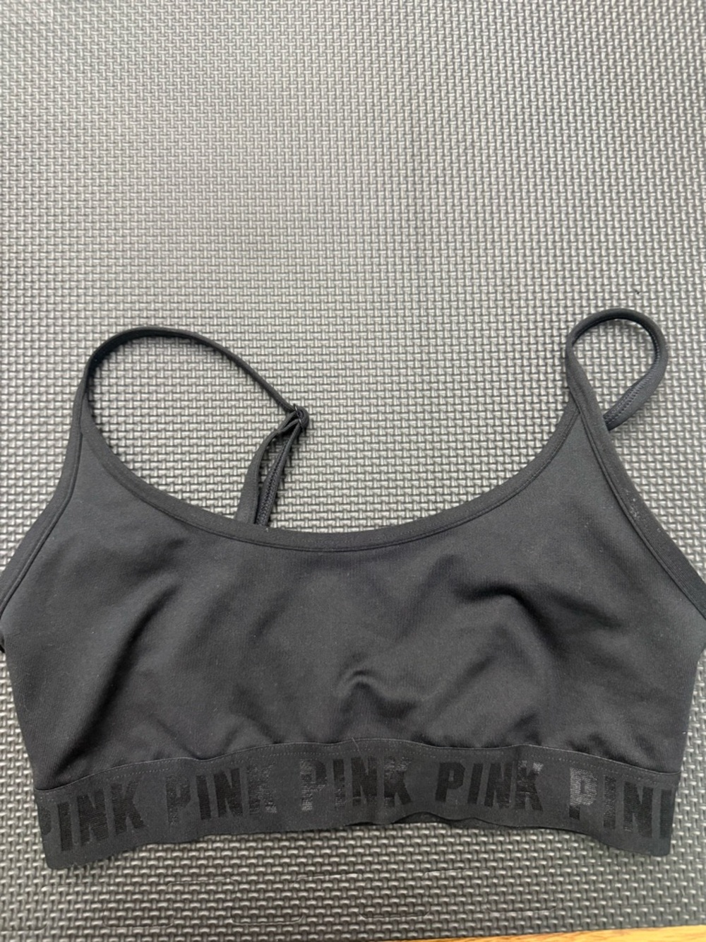 PINK Victoria's Secret Black Wireless Seamless Bralette